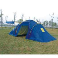 2 Room Bedroom Big 4 Person 4 Man Outdoor 4 Season Double Layer Family Camping Tent Waterproof